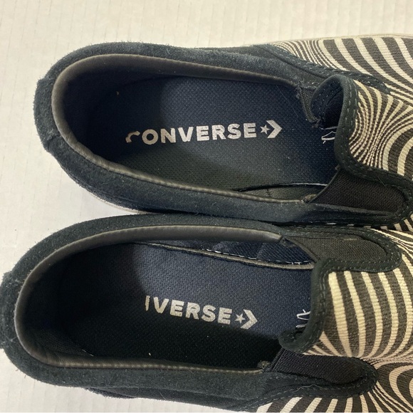 Converse One Star Black White CC "WE ARE NOT ALONE" Slip On Sneakers Unisex - Picture 4 of 10